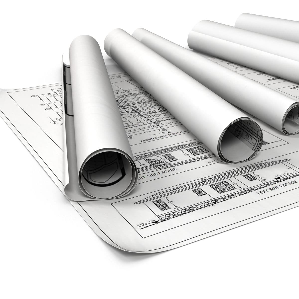 Arch C Blue Prints 18 x 24